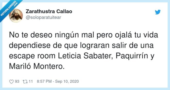 escape room,paquirrín,leticia sabater,mariló montero
