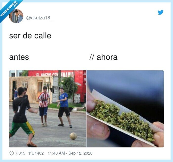 antes,calle,ahora,droga,futbol,jugar