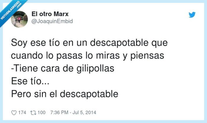 descapotable,tonto,vacilar,cara