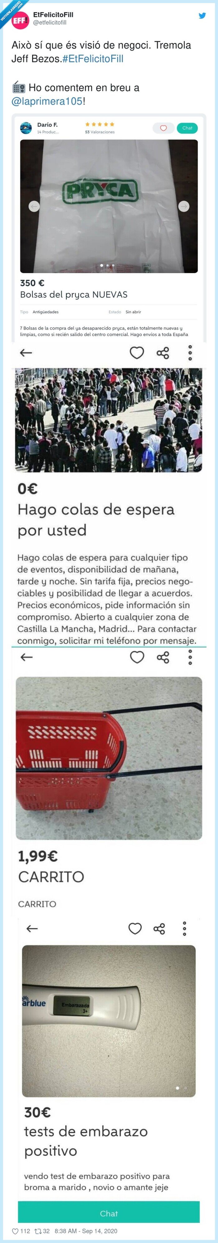 visión,negocio,wallapop,predictor,hacer cola,carrito