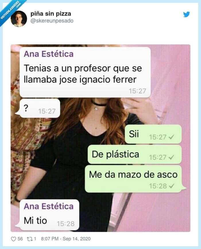 profesor,plástica,liada,tio
