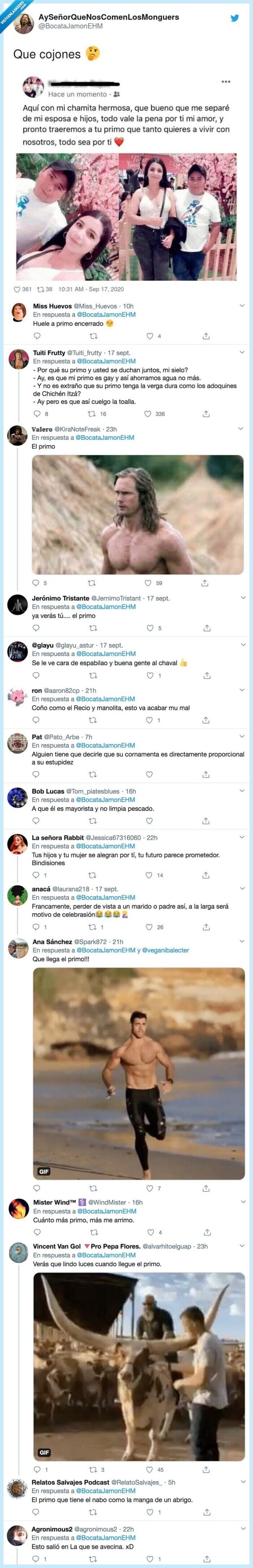 cuernos,pareja,mujer,loco,chamita hermosa,primo