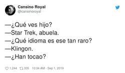Enlace a Suena el timbre, por @cansinoroyal