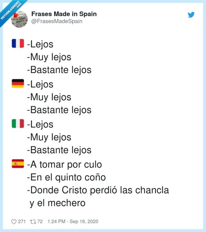 lejos,muy lejos,bastante,chancla