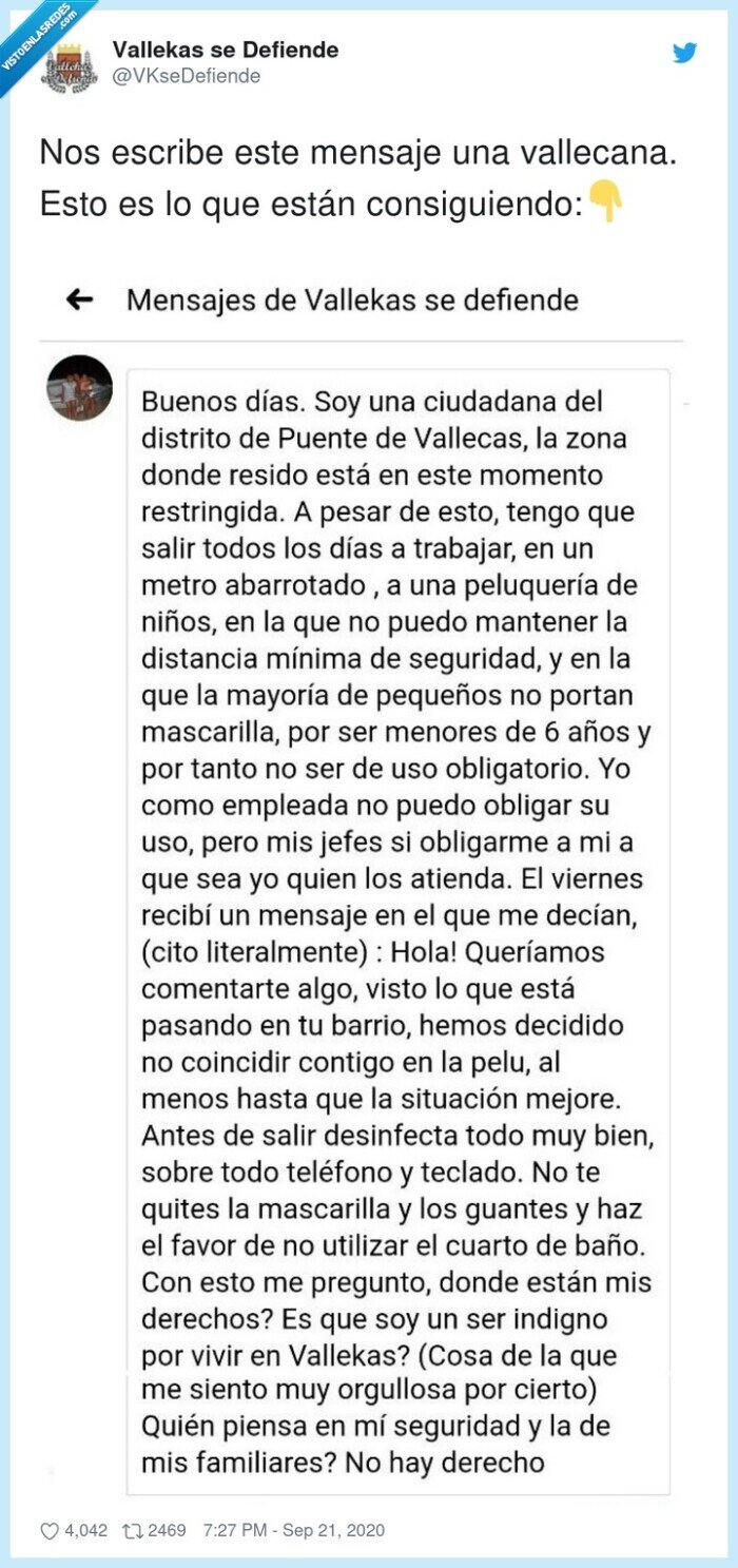 vallecas,trabajo,peluquería,niños,mascarilla,confinamiento,selectivo