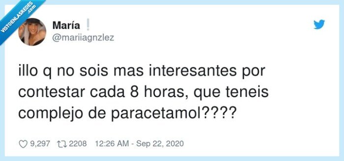 paracetamol,responder,whatsapp,contestar