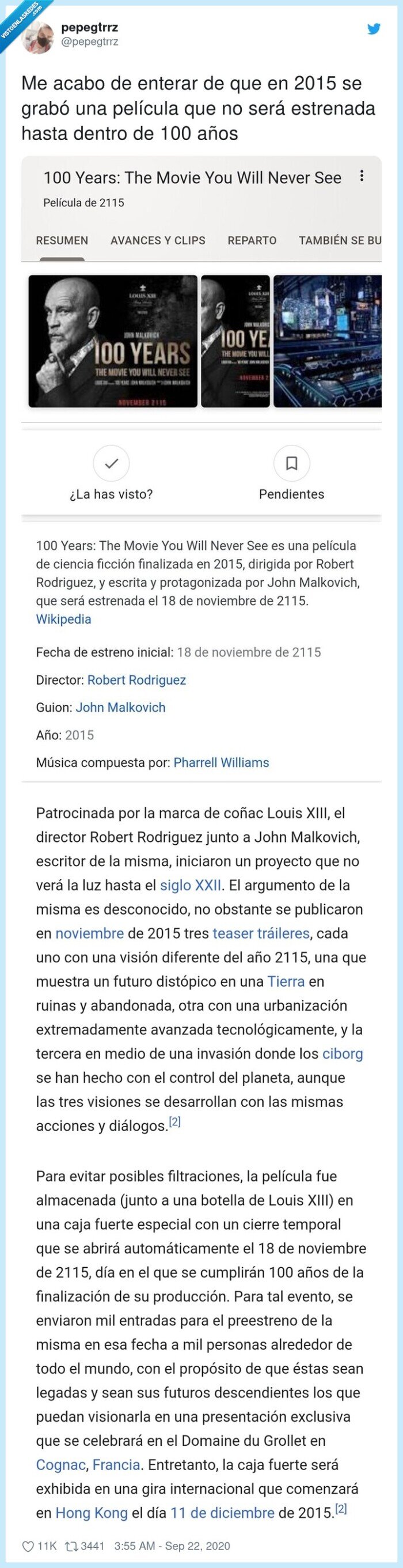 película,estrenada,100,años