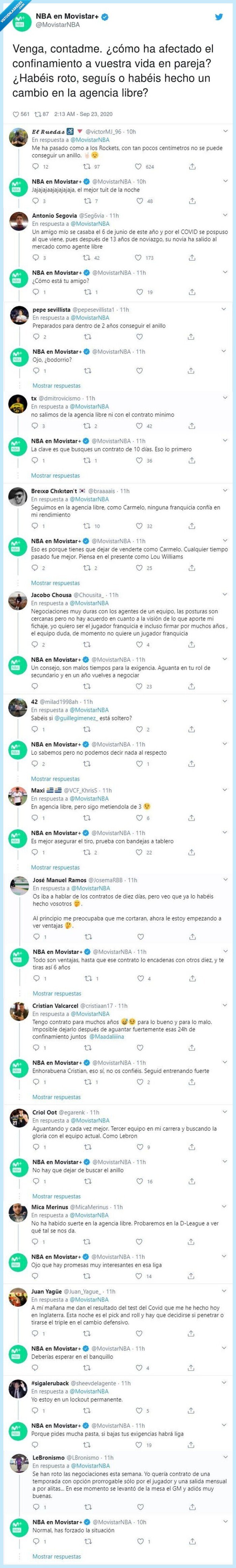 nba,relaciones,cuarentena,pandemia,consejero