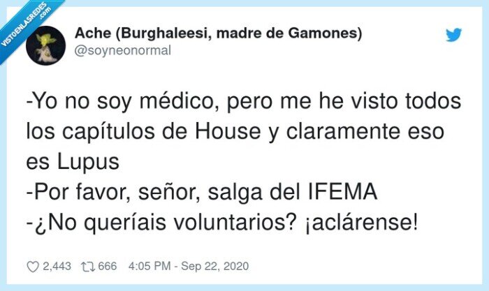 voluntarios,cap&iacute;tulos,house,lupus,ifema