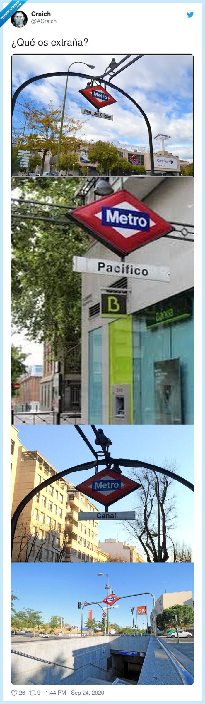 madrid,metro,agua,señal