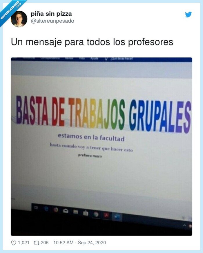 profesores,mensaje,trabajos,grupales