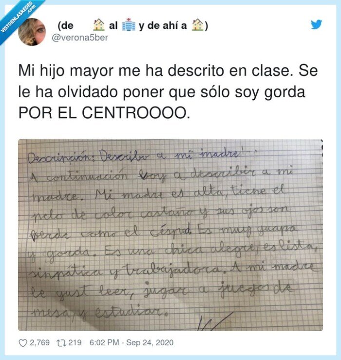 niño,descripción,madre,gorda,guapa