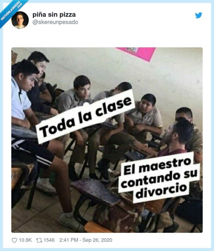 profesor,divorcio,alumnos