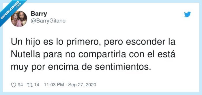 nutella,esconder,hijo,gula