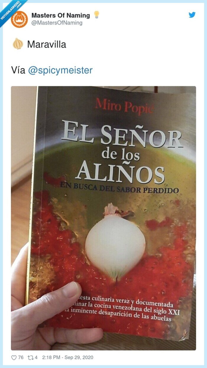 señor,aliños,naming,libro