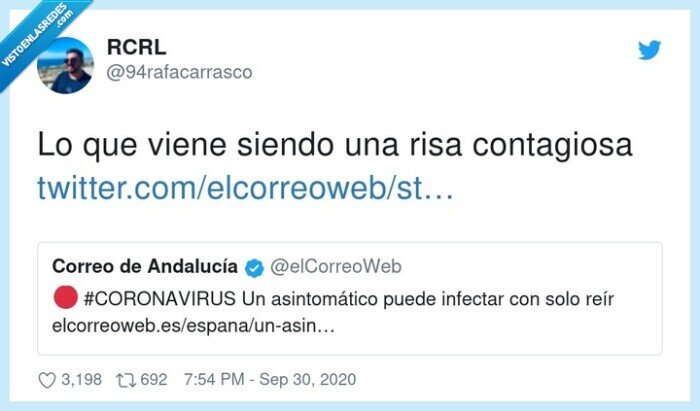 risa,contagiosa,asintomático,infectar,reír