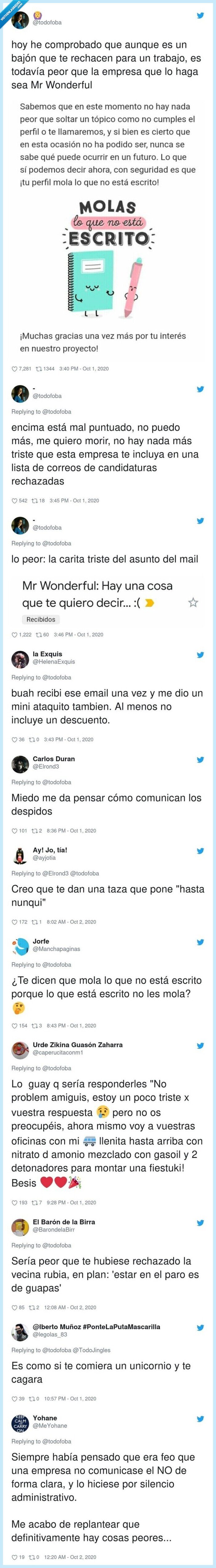 mrwonderful,oferta,trabajo,rechazo,email