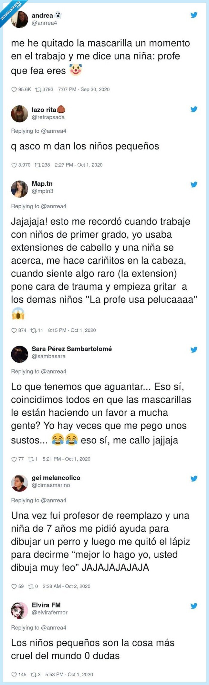 mascarilla,profesora,niños,crueles,coronavirus,clase