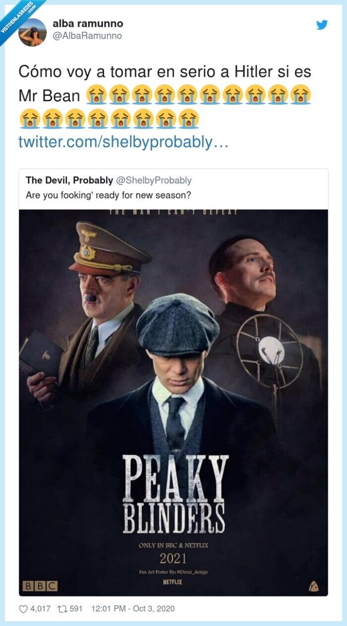 Peaky,blinders,Hitler,mrbean