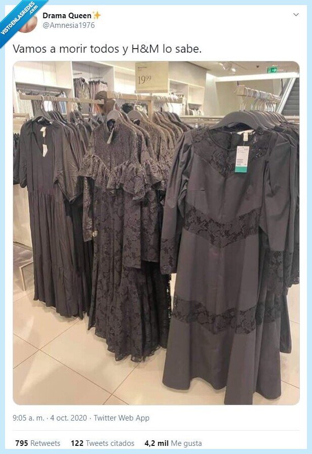 H&M,final,moda,vestido,ropa,negra