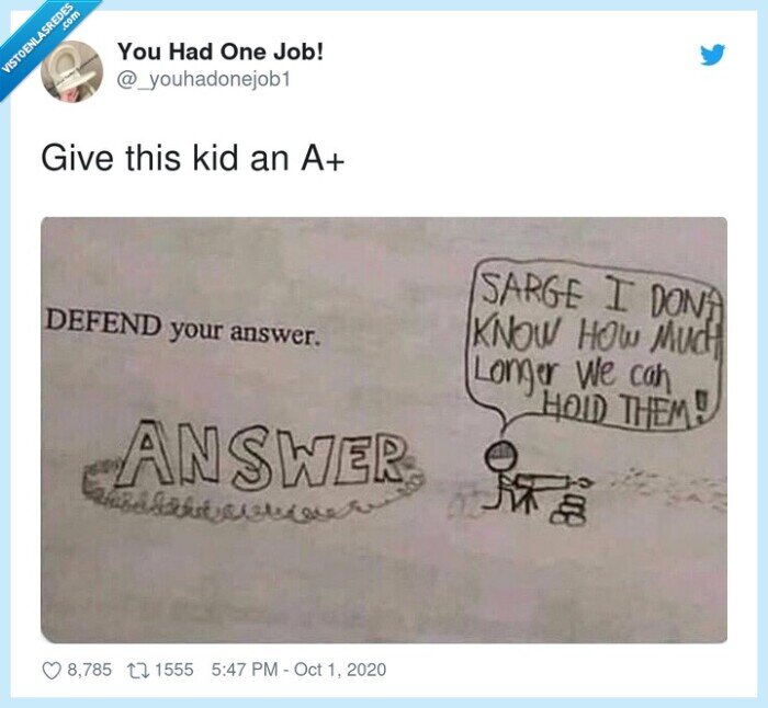 respuesta,niño,pregunta,examen