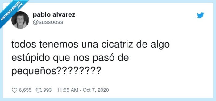 estúpido,pequeños,cicatriz