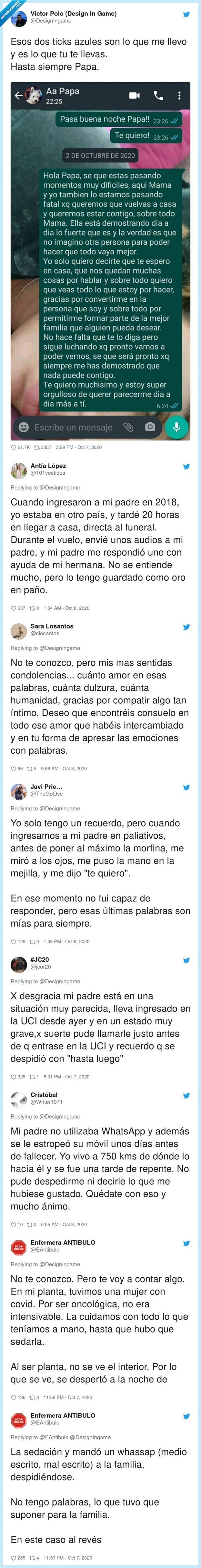 mensaje,padre,fallecer,último,whatsapp