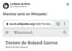 Enlace a La Wikipedia siempre tan certera, por @LaMadredeBrian