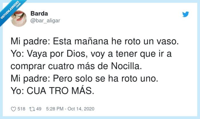 nocilla,vaso,padre,cuatro,comprar