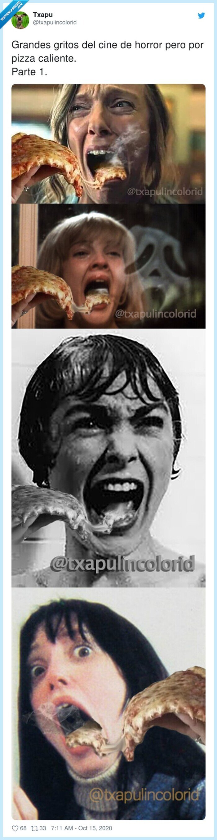 caliente,grandes,gritos,horror,pizza,parte