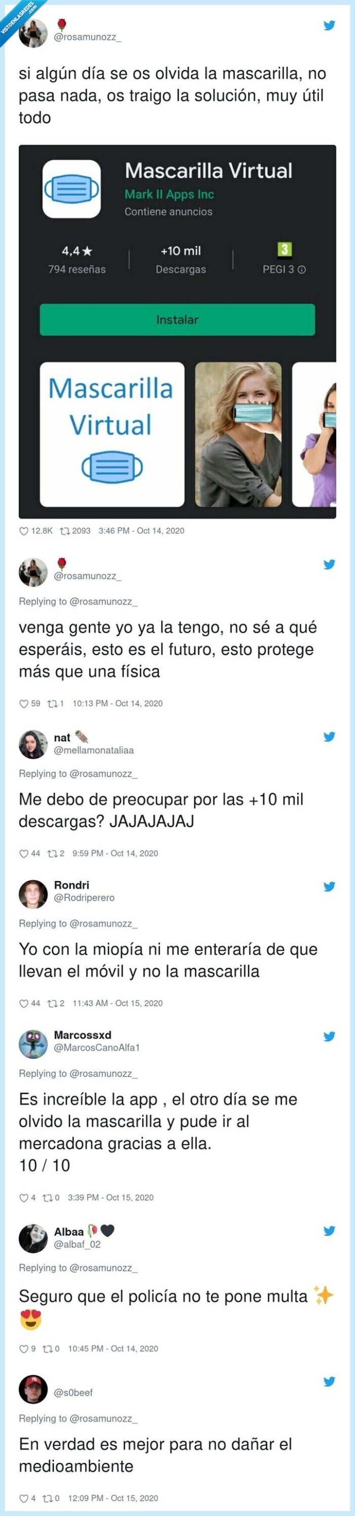 mascarilla,app,aplicación,virtual