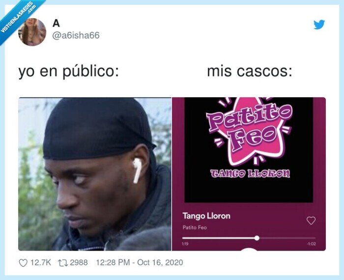 público,cascos,canciones,cara