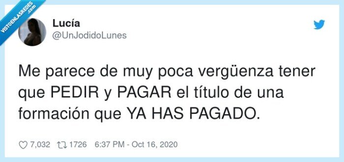 formación,vergüenza,título,pagar