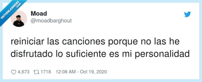 personalidad,suficiente,disfrutar,reiniciar,canciones