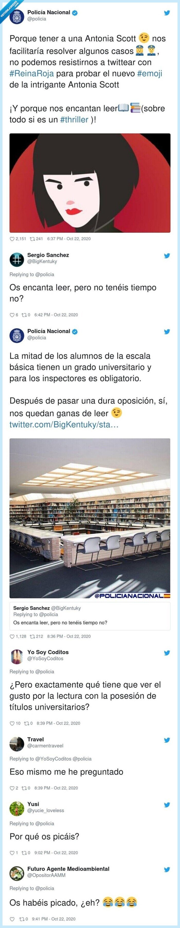 policía,nacional,tweet,picados,contestación