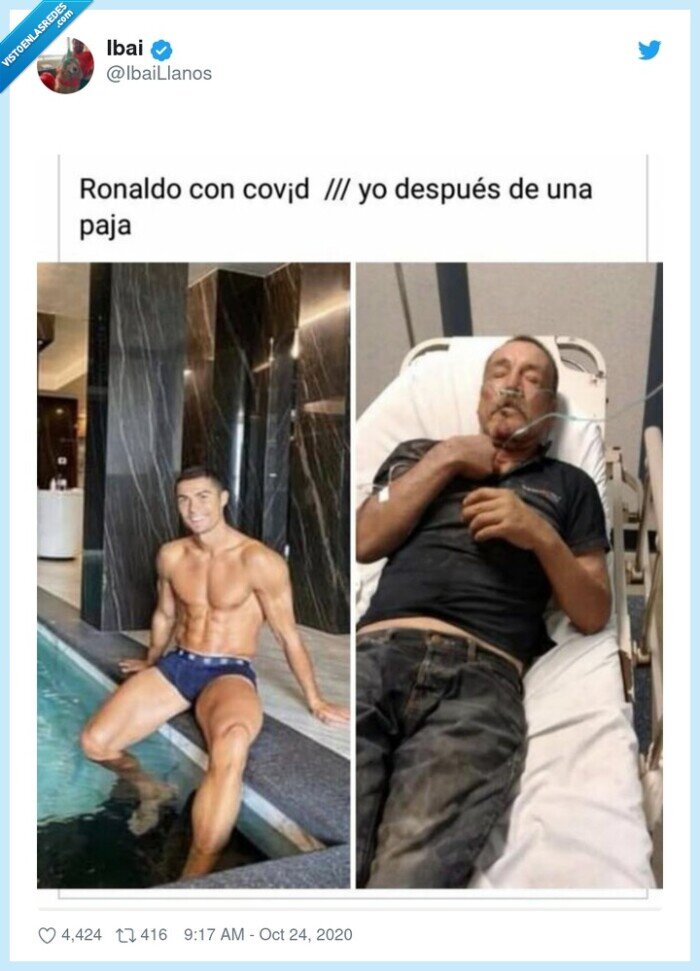 ronaldo,covid,paja