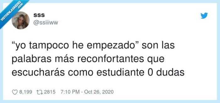 reconfortantes,estudiante,palabras,empezar,estudiar
