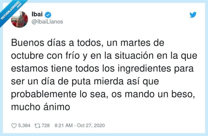 martes,frío,2020,mierda,día,mensaje,motivacional