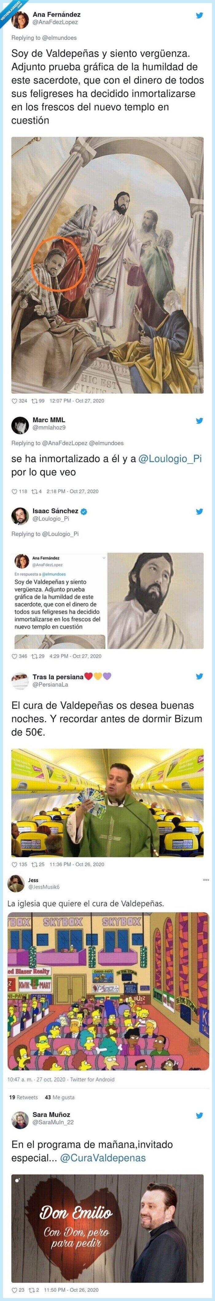 727425 - Un cura se hace viral al pedir dinero descaradamente a sus feligreses, una tuitera lo deja en evidencia al descubrir en qué se lo gasta y se convierte en el meme del pueblo