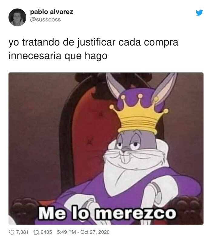 justificar,compra,innecesaria,merezco