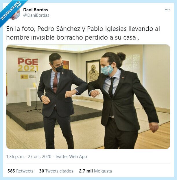 pedro,sánchez,iglesias,señor,borracho