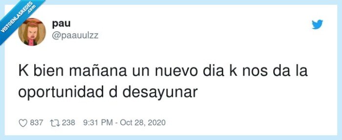 oportunidad,día,desayunar