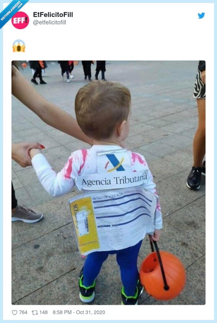halloween,disfraz,agencia,tributaria
