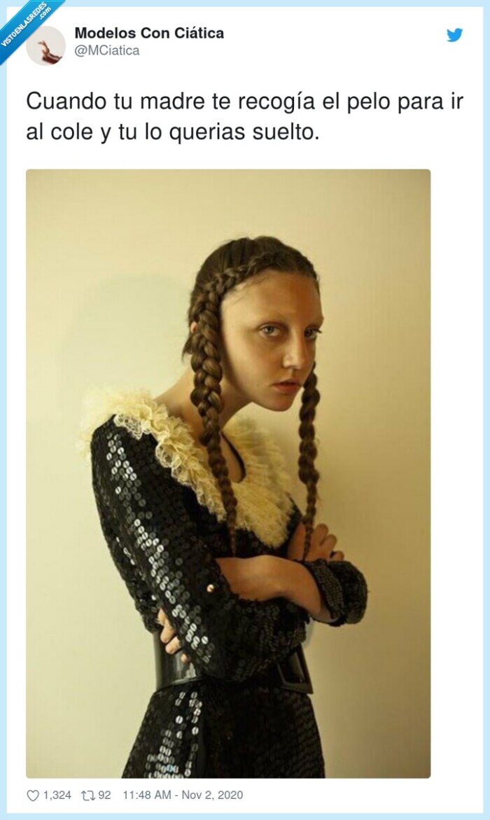 pelo,madre,trenzas,colegio,suelto