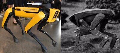 732911 - El terrorífico perro-robot de Black Mirror llega a España... para poner cervezas, por @rancio