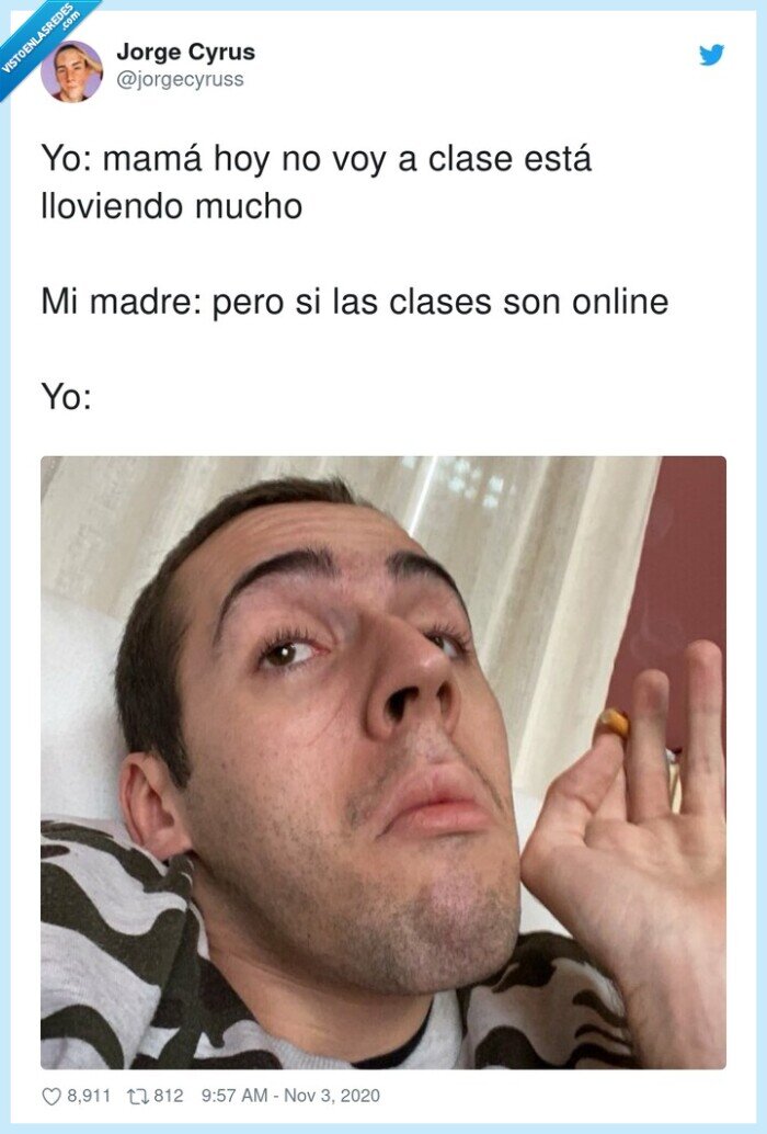 lloviendo,clases,online,mamá,excusa