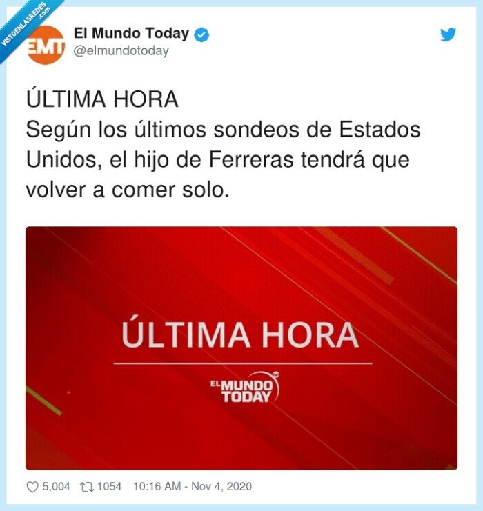 hijo,ferreras,comer,solo