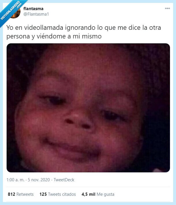 videollamada,cara,ignorando,pantalla