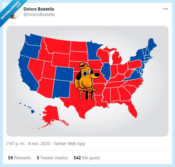 mapa,estadosunidos,perro,fuego,llamas,azul,rojo