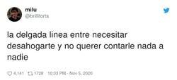 Enlace a O lo suelto a chorro o me cierro como una tumba, por @brillitorta